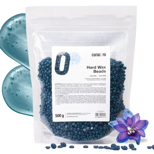 Miniatura 12 de Curacoro Granos de cera italiana – 7.05 oz de perlas de cera dura para depilación de cuerpo completo en cara, cuerpo, brasileño, bikini, piernas