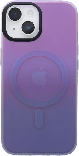 Miniatura 64 de Funda degradada para iPhone 14 Pro - Diseño multicolor degradado naranja y amarillo, resistente a los impactos y con imanes