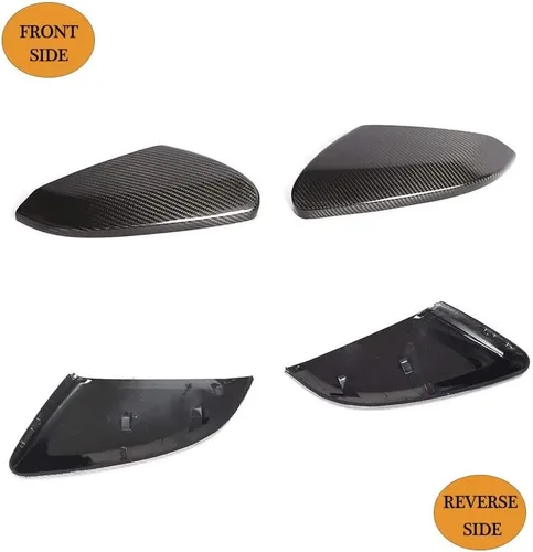 Miniatura 6 de Cubierta de espejo de fibra de carbono para Honda 10th Civic Gen Sedán/Coupe/Hatchback 2016-2018 reemplazo retrovisor lateral retrovisor tapas