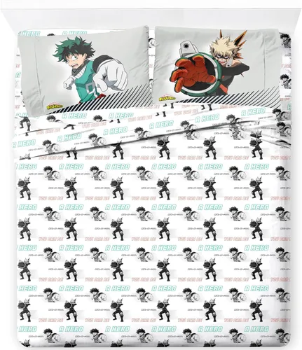 Miniatura 12 de Jay Franco Juego de sábanas infantiles de dibujos animados con sábanas bajeras, planas y funda de almohada, ropa de cama ultrasuave con funda