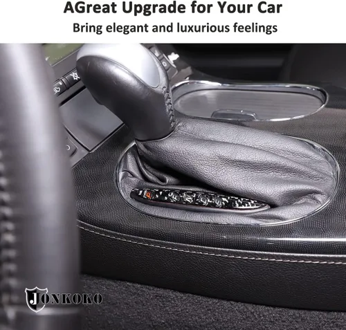 Miniatura 5 de Pegatinas de fibra de carbono suave para coche, indicador de cambio central para Chevrolet Corvette C6 2005-2013, calcomanías de ajuste de marco