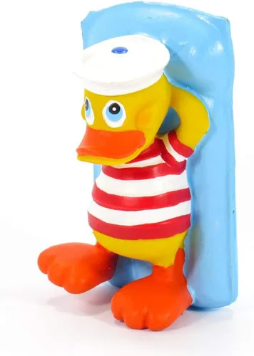 Miniatura 2 de Lanco Juguete de baño de pato de goma para flotador de piscina Todo natural, orgánico, respetuoso con el medio ambiente, chirriante Importado