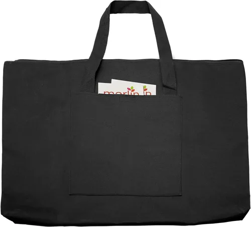 Miniatura 8 de Cupohus Bolsa de arte impermeable de 20 x 26 pulgadas para obras de arte de 18 x 24 pulgadas con bolsillos exteriores y asa, bolsa de almacenamiento