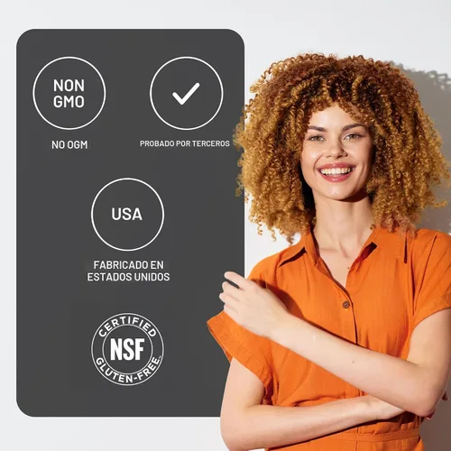 Miniatura 9 de NatureWise Multivitamínico líquido para crecimiento del cabello para mujeres y hombres + Tocogaia® para el crecimiento del cabello y el apoyo