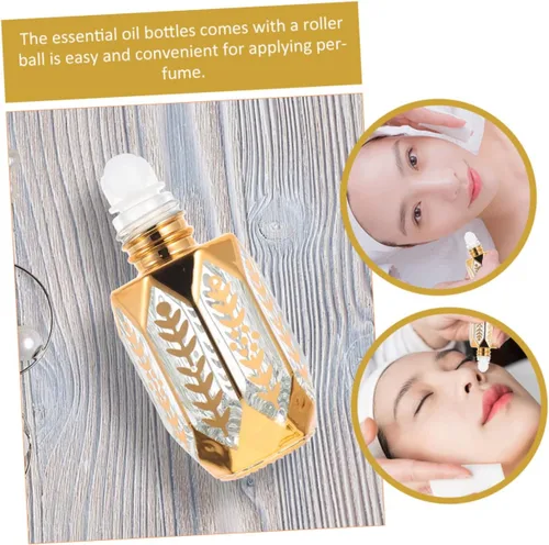 Miniatura 3 de Ipetboom 9 botellas de rodillo para aceites esenciales con fugas delicadas, frascos de perfume portátiles, masajes para viajes y uso diario