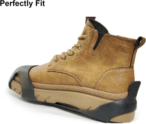 Miniatura 7 de Empuñaduras de hielo y nieve para zapatos y botas, pinchos extraíbles para zapatos de nieve, agarres antideslizantes para escalar, senderismo