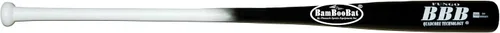 Miniatura 15 de BAMBOOBAT by Pinnacle Sports Equipment INC. Bate de béisbol de bambú para adultos Fungo Infield/Outfield 2-Mango blanco/barril escarlata