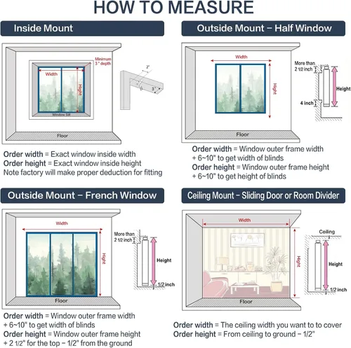 Miniatura 6 de Persiana de Panel Deslizante sin Cordón con Bloqueo Total, Persiana Vertical con Riel de 4 o 6 Rieles para Ventana Corrediza y Puerta de Patio, Gris