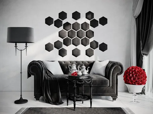 Miniatura 7 de Paneles de arte acústicos decorativos de terciopelo suave para pared, azulejos absorbentes e insonorizantes ecoamortiguadores, tablones suaves Blanco