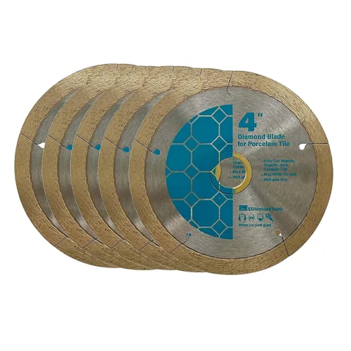 Miniatura 9 de Hojas de sierra de diamante de 7" para azulejos de porcelana, cerámica y azulejos de piedra, eje de 5/8" Hoja de azulejos de porcelana