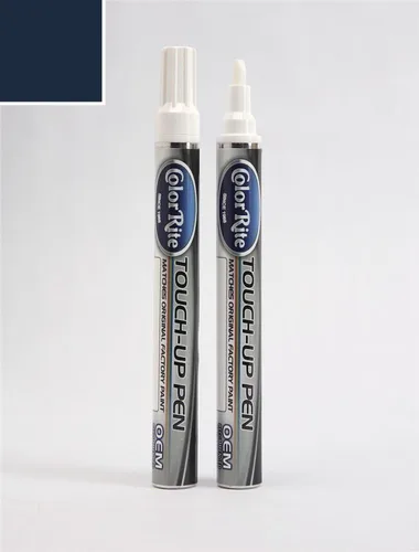 Miniatura 218 de Tarro de media onza para pintura de retoque automotriz Chrysler Pacifica – Moderno efecto azul Clearcoat PBl/EBL – Color+paquete de capa