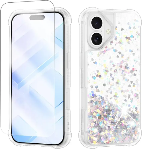 Miniatura 56 de Funda con purpurina para Samsung Z Flip 3, a prueba de golpes, funda de TPU transparente con purpurina líquida para Samsung Z Flip 3 para mujer