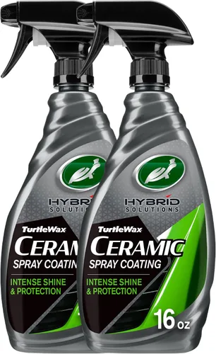 Turtle Wax Hybrid Solutions - Revestimiento de cerámica en aerosol, cera de alto brillo para autos, ofrece protección duradera para la pintura,