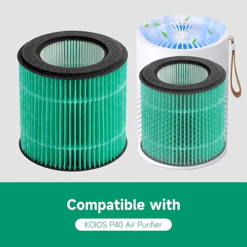 Miniatura 2 de Paquete de 2 filtros de repuesto P40 compatibles con el purificador KOIOS P40, para ASIN: B0BRSJJW7J