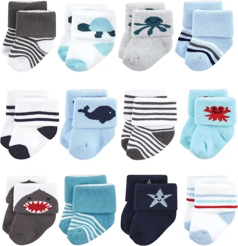 Miniatura 77 de Hudson Baby - Calcetines de algodón para bebés recién nacidos y Terry para niñas bebés