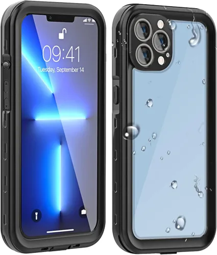 Miniatura 16 de AICase Funda para iPhone 13 Pro Max/12 Pro Max con protector de vidrio, protección contra caídas de alta resistencia, cuerpo completo, a prueba