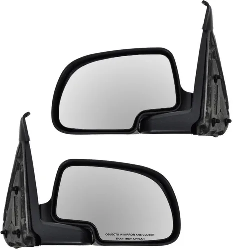 Miniatura 158 de TRQ Juego de 2 piezas de espejo lateral del conductor y del pasajero, ajuste eléctrico calentado sin memoria, color gris, compatible con Volkswagen