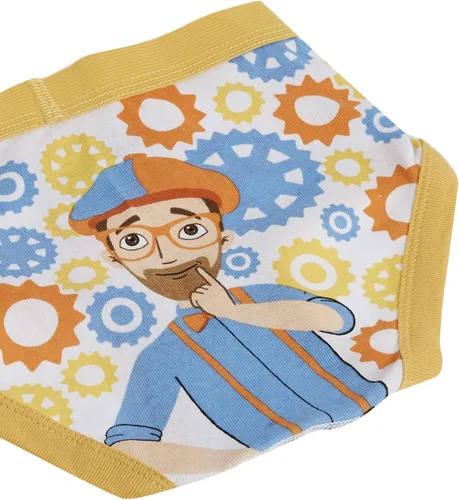 Miniatura 6 de Blippi 7 10-pk Toddler Boys 100% Combed Cotton Underwear Briefs in Sizes 23t and 4t