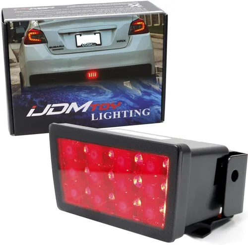 Luz LED antiniebla trasera, estilo F1 de iJDMTOY, con función de señal destellante y luz trasera para Subaru Impreza WRX STi 2011 o modelos