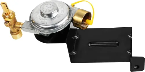Válvula reguladora de parrilla a gas Weber Q100/Q120 de 80477 mejorada, compatible con la serie Weber Q100/Q120, reemplazo de regulador de gas 80477