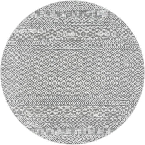 Miniatura 19 de SAFAVIEH Alfombra lavable para exteriores, colección Courtyard de 2.3 x 6.7 pies, beige y azul aguamarina, no desprende pelusa y es fácil