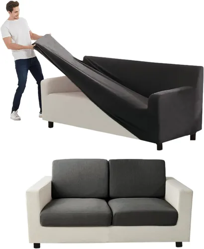 Miniatura 162 de Funda para Sofá de Terciopelo, Fundas Elásticas para Sofá para Funda Principal Separada/Respaldos y Cojines de Asiento, Funda para Sofá, para Fundas