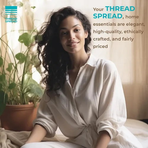 Miniatura 8 de THREAD SPREAD Sábanas 100% Algodón Egipcio Tamaño Twin - 800 Alto Número de Hilos 3 Piezas Sábanas Twin Extra Largas para Dormitorio, Bolsillo