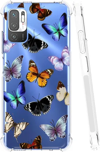 Miniatura 2 de Funda de teléfono para Redmi Note 10 5G/Poco M3 Pro/Redmi Note 10T 5G M2103K19G Funda para niñas y mujeres, funda protectora transparente de TPU