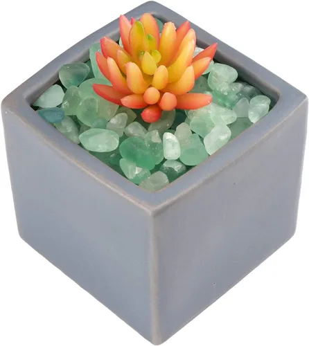 Miniatura 5 de WAYBER 2 libras/920g Piedras de cuarzo cristal verde natural irregulares para acuarios, rocas y arenas de grava para tanques de tortugas, plantas