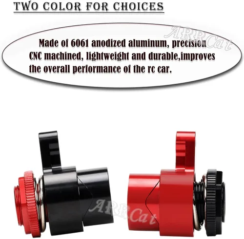 Miniatura 3 de Pieza de actualizaciones para Arrma 1/5 KRATON 8S BLX, Outcast 8S BLX, juego de resortes de aluminio servo ahorrador de aluminio, mejoras Hop-up