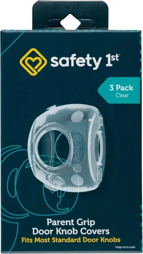 Miniatura 5 de Safety 1st Parent Grip - Fundas para pomo de puerta, color blanco, talla única (HS3260600), el embalaje puede variar (paquete de 8)