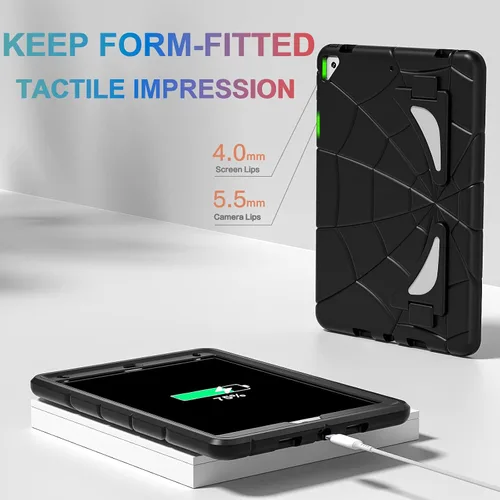 Miniatura 5 de Nitupai Funda para iPad 10.2 Funda para iPad 9ª/8ª/7ª generación Caso resistente a prueba de golpes resistente funda protectora de 10.2 pulgadas