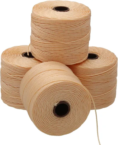 Miniatura 33 de The Beadsmith S-Lon Cordón para Cuentas – Cordón de Nylon Torcido de 0.5 mm para Ensartar, Paquete de 4, Mezcla de Neutrales Fríos, TEX210, 77