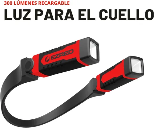 Miniatura 2 de EZRED ANYWEAR - Luz de cuello recargable para iluminación manos libres - NK15, luz perfecta para mecánicos, camping, caza, proyectos de bricolaje
