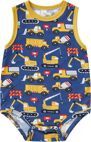 Miniatura 111 de pureborn Mameluco de algodón súper suave para bebés niños y niñas de 0 a 24 meses
