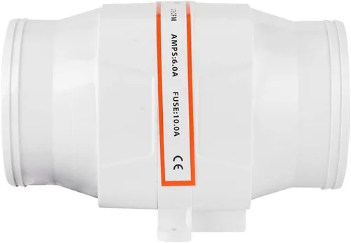 Miniatura 8 de Soplador de aire de sentina marina, soplador de aire de sentina en línea de 4 pulgadas, ventilador de ventilación fuerte para yate RV (12 V)