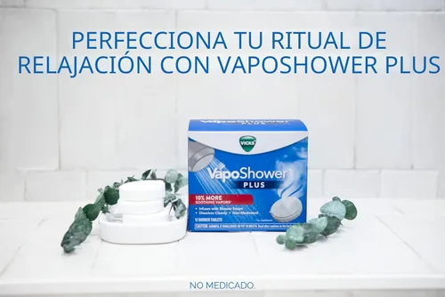 Miniatura 2 de Vicks, VapoShower Plus, vaporizadores de ducha, vaporizador de ducha de eucalipto y aroma a mentol, tabletas de ducha de vapor de disolución limpia