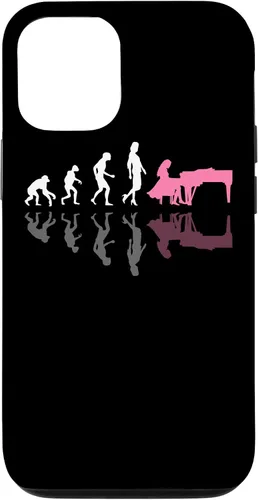 Miniatura 25 de iPhone 13 Pro Evolution of Women Piano Músico Retro Vintage Pianist Case