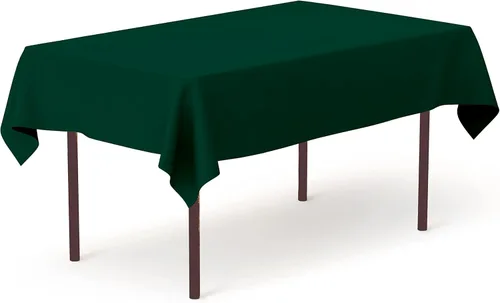 Miniatura 175 de Pomp Mantel Premium de Poliéster de 60" x 84" en Color Amarillo Plátano Tela Fácil de Cuidar, Resistente a Arrugas y Manchas Para Mesa Banana