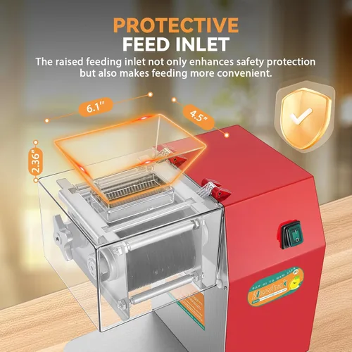Miniatura 3 de Newhai - Máquina de corte de carne de 850W, máquina comercial para cortar carne de 10mm de alta resistencia, cortadora de carne y trituradora