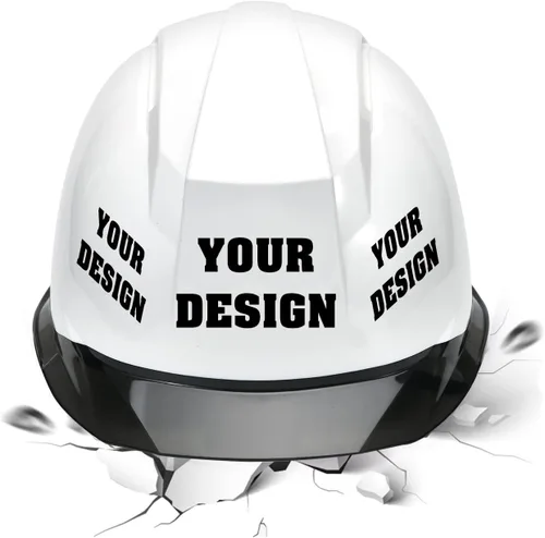 Miniatura 7 de Casco de seguridad para el trabajo al aire libre con logotipo personalizado (blanco)) blanco (standard-White)