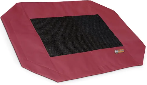 Miniatura 11 de K&H Pet Products Cuna para mascotas original, cama elevada para perros, malla verde/negra, mediana, 32 x 25 x 7 pulgadas