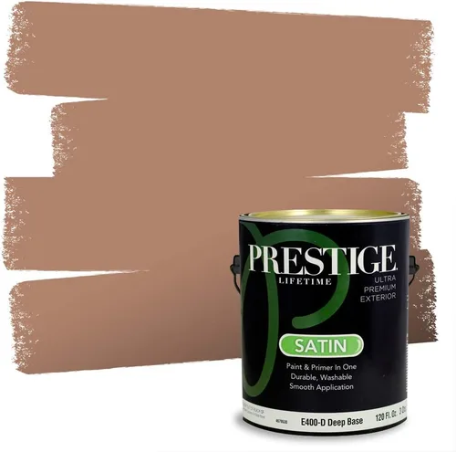Miniatura 182 de PRESTIGE Pintura exterior e imprimación en uno, bronceado Aberdeen, plano, 1 galón