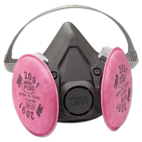 3M 6391 Respirador de media cara serie 6000, reutilizable