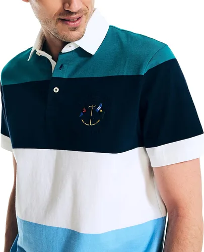 Miniatura 3 de Nautica Camisa de rugby a rayas para hombre
