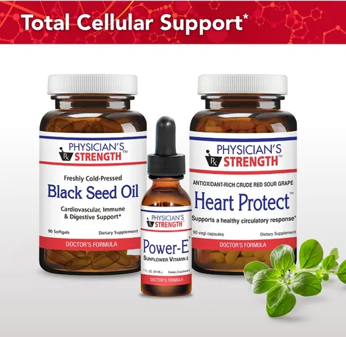 Miniatura 5 de Physician's Strength Aceite de semilla negra, 8 onzas líquidas, apoya una respuesta corporal saludable, recién prensado en frío, sin OMG, 48