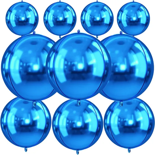 Miniatura 31 de Globos redondos de papel de aluminio para baloncesto, globos de helio 4D de 22 pulgadas, 18 pulgadas, 15 pulgadas, balón de baloncesto negro