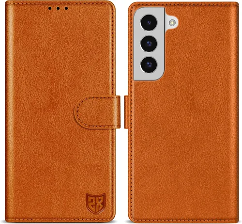 Miniatura 9 de ZZXX Funda tipo cartera para Samsung Galaxy S22 Ultra con bloqueo RFID, ranura para tarjetas, función atril, cierre magnético, funda protectora