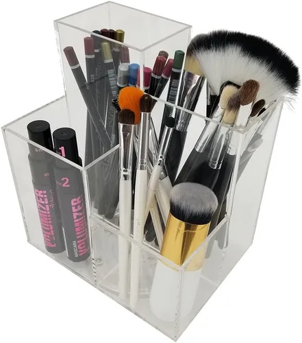 Miniatura 2 de OnDisplay Bandeja organizadora de cosméticos/maquillaje de acrílico giratoria Sky