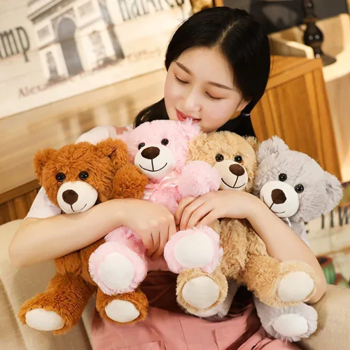 Miniatura 4 de Oso de peluche, juguete de peluche de 12 pulgadas, regalo de cumpleaños, día de San Valentín, Navidad para niños, niñas, amigos (azul)
